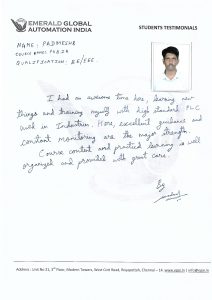 automation course student testimonials